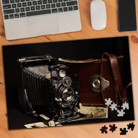 75436 Nostalji Fotoğraf Makinesi Resmi 240 Parça Puzzle Yapboz