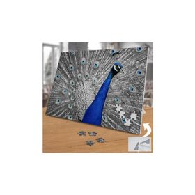 75448 Gri ve Mavi Tüylü Tavus Kuşu 240 Parça Puzzle Yapboz