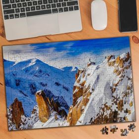 75452 Karlı Büyük Dağ Manzarası 240 Parça Puzzle Yapboz