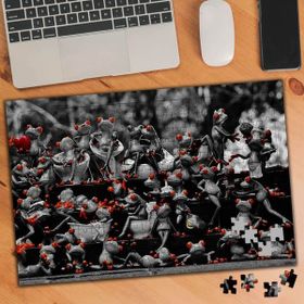 75456 Kırmızı Gözlü Çılgın Kurbağalar 240 Parça Puzzle Yapboz