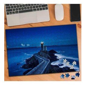 75458 Mavi Gecede Deniz Feneri 240 Parça Puzzle Yapboz