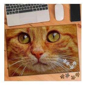 75471 Yakın Çekim Sarı Tüylü Kedi 240 Parça Puzzle Yapboz