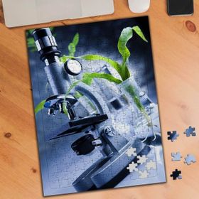 75503 Laboratuvarda Bitki İncelemesi 240 Parça Puzzle Yapboz
