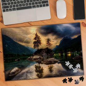 75505 Bulutlu Kapalı Bir Gün Manzara 240 Parça Puzzle Yapboz