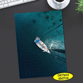 75805118 Deniz Ortasında Tekne 240 Parça Puzzle Yapboz
