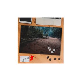 75A18 Kumlu Ağaçlı Yürüyüş Yolu 240 Parça Puzzle Yapboz Tablo