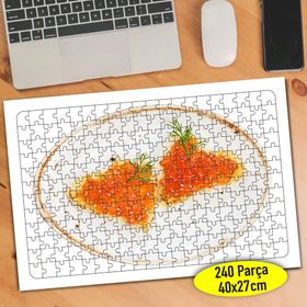 76145883 Kırmızı Havyar Balık Yumurtası 240 Parça Puzzle Yapboz