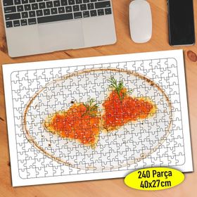 76145883 Kırmızı Havyar Balık Yumurtası 240 Parça Puzzle Yapboz