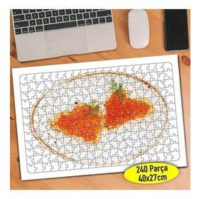 76145883 Kırmızı Havyar Balık Yumurtası 240 Parça Puzzle Yapboz