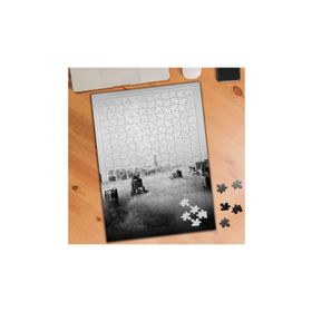 7622 Siyah Beyaz Şehir Silüeti 240 Parça Puzzle Yapboz