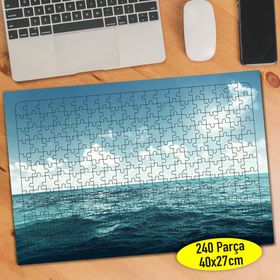 7627883 Mavi Deniz ve Gökyüzü Manzarası 240 Parça Puzzle Yapboz