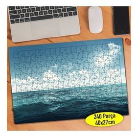 7627883 Mavi Deniz ve Gökyüzü Manzarası 240 Parça Puzzle Yapboz