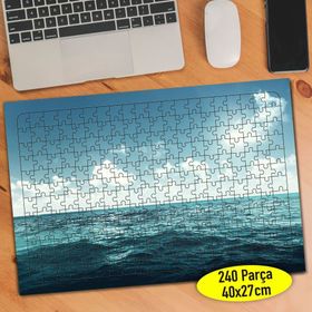 7627883 Mavi Deniz ve Gökyüzü Manzarası 240 Parça Puzzle Yapboz