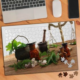 76445 İlaç Şişeleri Bitkiler 240 Parça Puzzle Yapboz
