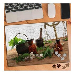 76445 İlaç Şişeleri Bitkiler 240 Parça Puzzle Yapboz