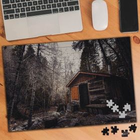 76460 Orman İçinde Dağ Evi 240 Parça Puzzle Yapboz