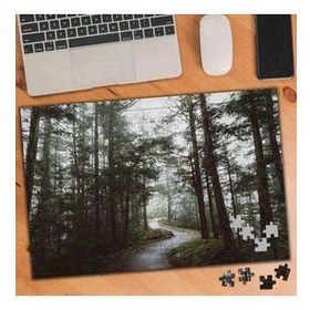 76461 Sıra Ağaçlar Orman Manzarası 240 Parça Puzzle Yapboz