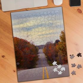 76466 Sonbaharda Sararmış Yapraklar 240 Parça Puzzle Yapboz