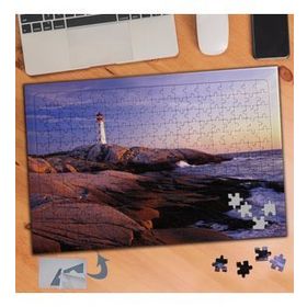 767 Kayalıktaki Fener ve Deniz 240 Parça Puzzle Yapboz Tablo