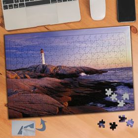 767 Kayalıktaki Fener ve Deniz 240 Parça Puzzle Yapboz Tablo