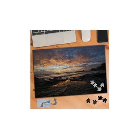 768 Gün Batımında Deniz Kenarı 240 Parça Puzzle Yapboz Tablo