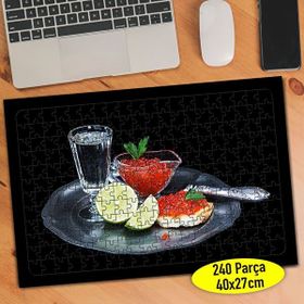 76882952 Kırmızı Havyar Balık Yumurtası 240 Parça Puzzle Yapboz