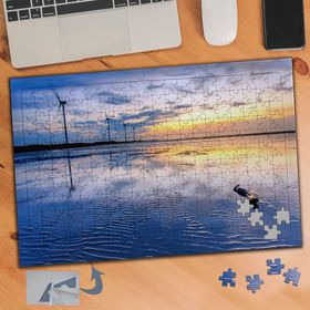 771 Deniz Kenarında Rüzgar Gülü 240 Parça Puzzle Yapboz Tablo