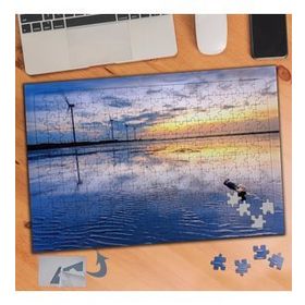 771 Deniz Kenarında Rüzgar Gülü 240 Parça Puzzle Yapboz Tablo