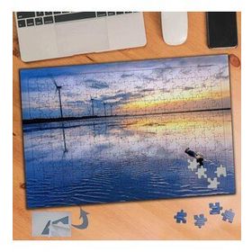 771 Deniz Kenarında Rüzgar Gülü 240 Parça Puzzle Yapboz Tablo