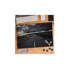 772 Kara Bulutlu Yol Doğa 240 Parça Puzzle Yapboz Tablo