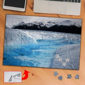 772847 Buzullar Donmuş Göl Doğa 240 Parça Puzzle Yapboz Tablo