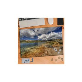 774 Bulutlu Gökyüzü Göl 240 Parça Puzzle Yapboz Tablo