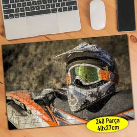 77403258 ATV ile Safari Toz Toprak 240 Parça Puzzle Yapboz