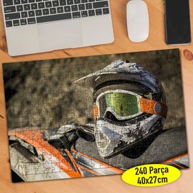 77403258 ATV ile Safari Toz Toprak 240 Parça Puzzle Yapboz