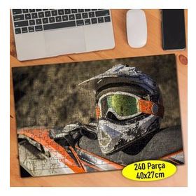 77403258 ATV ile Safari Toz Toprak 240 Parça Puzzle Yapboz