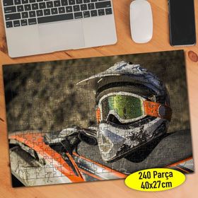 77403258 ATV ile Safari Toz Toprak 240 Parça Puzzle Yapboz