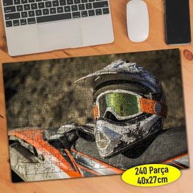77403258 ATV ile Safari Toz Toprak 240 Parça Puzzle Yapboz