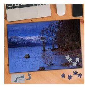 778 Göl Kenarında Çalılar 240 Parça Puzzle Yapboz Tablo