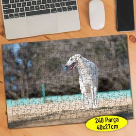 77945304 Rus Borzoy Cinsi Köpek 240 Parça Puzzle Yapboz
