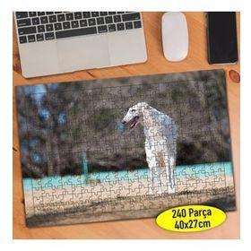 77945304 Rus Borzoy Cinsi Köpek 240 Parça Puzzle Yapboz