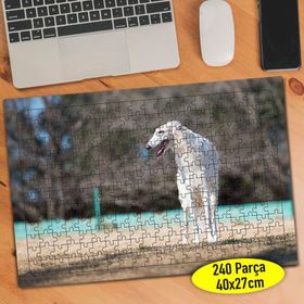 77945304 Rus Borzoy Cinsi Köpek 240 Parça Puzzle Yapboz