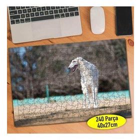 77945304 Rus Borzoy Cinsi Köpek 240 Parça Puzzle Yapboz