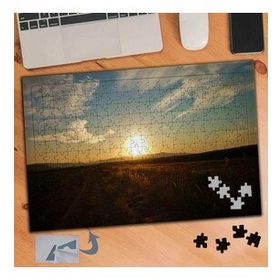780 Arazide Gün Batımı 240 Parça Puzzle Yapboz Tablo