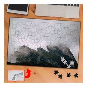 781 İtalya Sisli Seceda Dağı 240 Parça Puzzle Yapboz Tablo