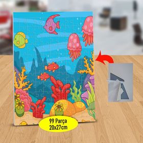 7816128 Deniz Altı Renkli Dünyası 99 Parça Puzzle Yapboz Tablo