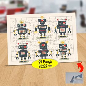 782 Süper Güçlü Yapay Zeka Robot 99 Parça Puzzle Yapboz Tablo