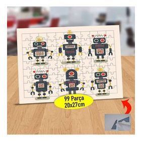 782 Süper Güçlü Yapay Zeka Robot 99 Parça Puzzle Yapboz Tablo