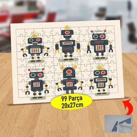 782 Süper Güçlü Yapay Zeka Robot 99 Parça Puzzle Yapboz Tablo