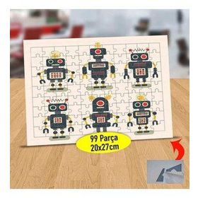 782 Süper Güçlü Yapay Zeka Robot 99 Parça Puzzle Yapboz Tablo