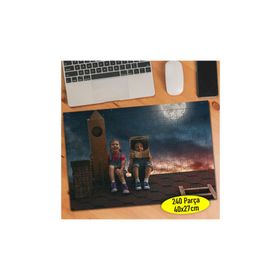 7824 Dolunayda Astronot Neşeli Çocuklar 240 Parça Puzzle Yapboz